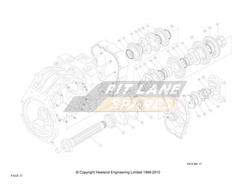 PINION SHAFT ASSY Diagram